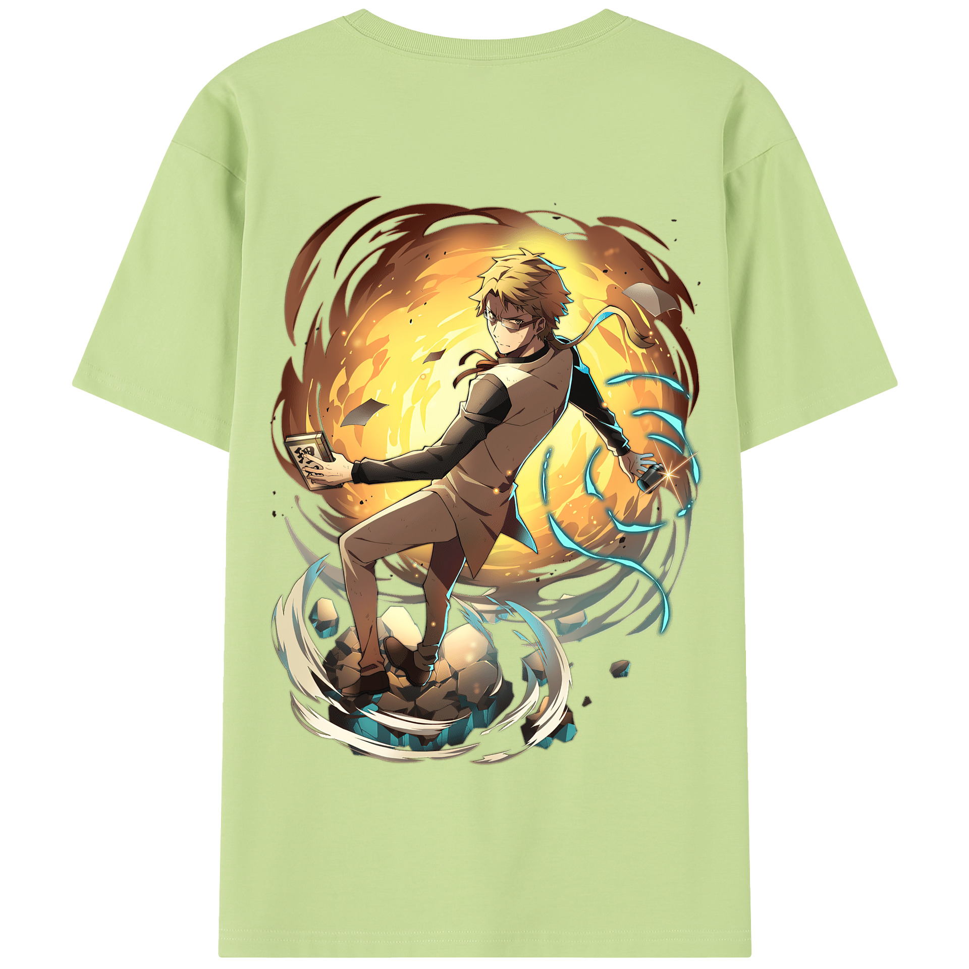 （画像用） 文豪ストレイドッグス Bungo Stray Dogs 綿100％半袖Tシャツ（背面プリント）
